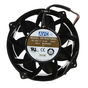 המקורי 12v 24v dc48v 12a ec ac 200x200x70mm 20 ס "מ 20070 מתכת סופר כוח אוויר גבוה בלחץ dbtb2070b8s קירור מאוורר