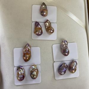 Perlas de Agua Dulce Naturales con Forma Barroca, Venta al Por Mayor del Fabricante, Bloques de Perlas Sueltas con Luz Intensa para Accesorios de Bricolaje - Product Image 1