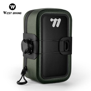 Bolsa Trasera para Sillín de Bicicleta de Montaña WEST BIKING, Bolsa de Viaje Portátil, Autoblocante, Impermeable y Resistente al Desgaste - Product Image 1
