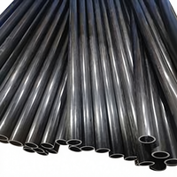 Tube en fibre de carbone ultra-léger de 0,5 mm pour fusée modèle, châssis, curseur de caméra, bras de cardan de drone - Marque Rongui Brillant/Mat