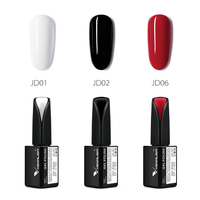 Venalisa 15ml 3pcs/set Kit de vernis à ongles en gel pour nail art, vernis à ongles en gel pour manucure, vernis émail laqué couleur, ensembles de vernis à ongles en gel UV LED