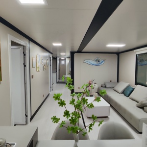 Casas Modulares de Lujo Portátiles de 20 pies y 40 pies, Contenedor de Acero Expandible, Villas Prefabricadas de 1 a 4 Dormitorios, Viviendas de Lujo - Product Image 3