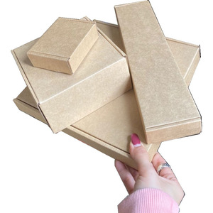 กล่องกระดาษแข็งพับได้ทรงสี่เหลี่ยมสำหรับเครื่องบิน ขนาด 80x80x40 มม. สามชั้น กระดาษคราฟท์ 230 แกรม สำหรับการค้าข้ามพรมแดน - Product Image 1