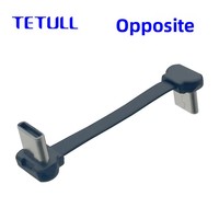 Câble de charge rapide PD double tête coudée Type-C (même direction) et double tête en T (direction différente) pour téléphone Android, directement de l'usine