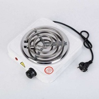 Mini cuisinière électrique domestique 1000W à brûleur unique, four électrique de cuisine pour faire bouillir du thé