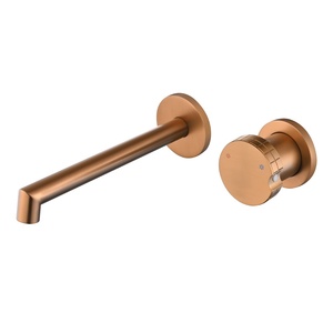 Lavabo de Pared Xinxi Kitchen, Moderno y Minimalista, con Grifo Oculto de una Sola Manija, Núcleo de Cerámica y Cobre, para Hotel HQ011 - Product Image 2
