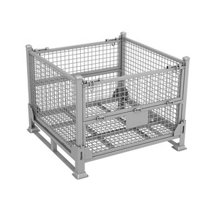 Hộp Kim Loại Có Thể Gập Lại Xếp Chồng Được Mạ Kẽm Và Sơn Tĩnh Điện Chịu Tải Nặng Tùy Chỉnh - Product Image 1