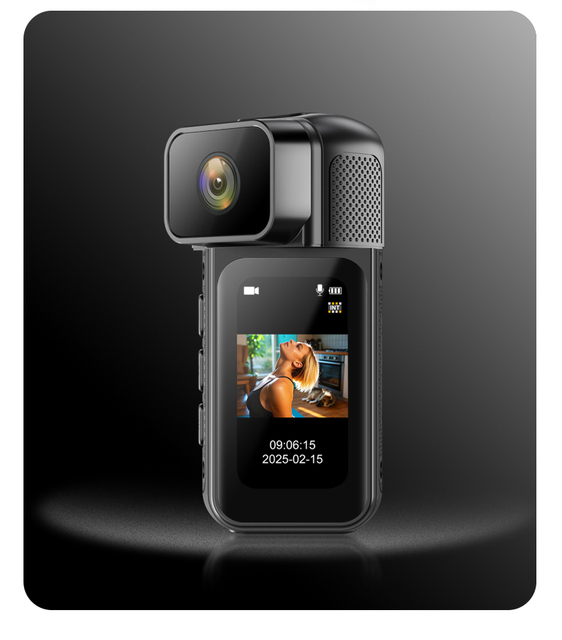 S80 Wireless Pet Collar Camera Flat Lens Mini Action Cam for Dogs Cats 2.7K HD POV Video