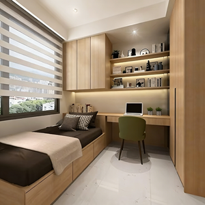 Armario de Madera Ecológico Personalizado BALOM a Precio de Mayoreo para Dormitorio, Armario para Estudio y Dormitorio - Product Image 3
