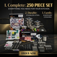 Ensemble de casseroles en acier inoxydable, pots et poêles de plusieurs tailles avec couvercles en verre, résistants au four, parfaits pour la cuisine à domicile et comme cadeau de mariage