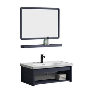 Modern floating bathroom cabinet cosmetic <b>mirror</b> suitable <b>for</b> bathroom daily cosmetic storage box - Product Image 1