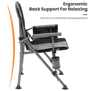High Quality Lightweight Leisure Camping Portable Cheap Foldable Beach <b>Lounge</b> Chair Fishing Chair for Picnic and Barbecue - Product Image 5