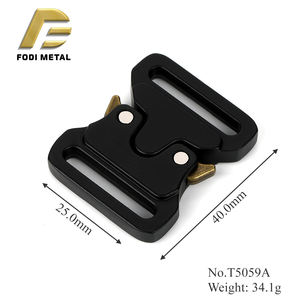 T5059A Alta calidad 25mm Correa de liberación rápida Correas Hebilla de metal lateral Perro de ganado australiano - Product Image 3