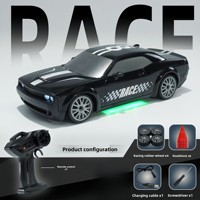 Voiture RC de drift 4x4 1:20, haute vitesse, télécommandée, 20 km/h, mini voiture de course de drift RTR, éclairage LED sur châssis, 2,4 GHz, personnalisable