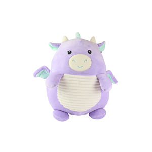 Peluche Dino Anime Moderne Violette 15 Pouces, Impression Numérique, Tissu Polyester Ultra Doux, NYFY-1232, Livraison Gratuite - Product Image 1