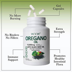 Kapsul Minyak <span class=keywords><strong>Oregano</strong></span> WXW Stock Natural Supplement Vegan, Kapsul <span class=keywords><strong>Oregano</strong></span>, Kapsul Minyak <span class=keywords><strong>Oregano</strong></span> dengan Minyak Habbatussauda - Product Image 4