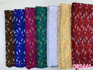 Nouveau tissu en dentelle suisse de haute qualité pour vêtements, tissu en dentelle africaine 100% coton, tissu en dentelle suisse pour l'Autriche - Product Image 6