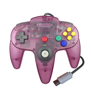 Controller N64 Colorato, Gamepad Cablato per <span class=keywords><strong>Nintendo</strong></span> N64, Joystick Trasparente Colore Viola - Product Image 5