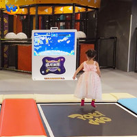 Trampoline Interactif Intérieur Écran HD Trampoline Jeux Aire de Jeux pour Enfants Saut Ar Trampoline Centre Commercial pour Enfants