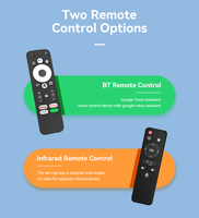Mini TV Box U16 de Alta Popularidad, Quad Core, Android 10.0, con WiFi 4K HD 2.4G/5GHz, BT 5.0, Control Remoto