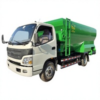 Jialong 9SL-12 Mezcladora Ligera Montada en Camión para Grandes Ranchos, Capacidad de 12m, Control por Válvula Solenoide, Sensor Damaike, Rodamiento Nuevo, 7.5 Ton/h