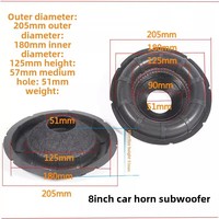 Accessoires de réparation audio 8 pouces 12 pouces 15 pouces haut-parleurs coniques Subwoofer de voiture tambour papier cône haut-parleur sacs pour dos de pression lâche