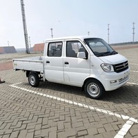 Camionnette double cabine Dongfeng à bas prix, 4x2, nouvelle camionnette légère 2T Euro 5, camionnette de fret à essence avec climatisation automatique