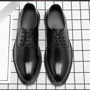 Novo estilo moda couro sapatos formais sapatos oficiais