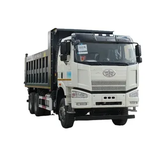 מותג סין משומש משאית מזבלה FAW 6*4 10 גלגלים Euro3 קיבולת מספקת משאית טרקטור בסין במבצע