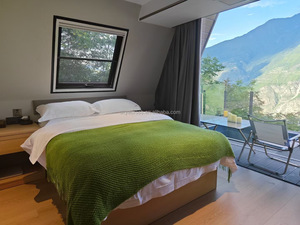 Skyacross2608 Changxu Villa de luxe à ossature en A, maison modulaire isolée thermiquement, petite maison triangulaire préfabriquée <span class=keywords><strong>pour</strong></span> appartement ou <span class=keywords><strong>chalet</strong></span> - Product Image 6