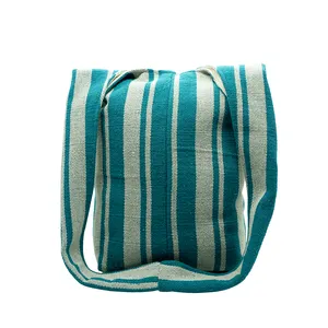 Free Size Nepali Jogi Jhola Bohemian Shoulder Bag Beautiful Striped Heavy Duty Gheeri Cotton Custom Color Custom Design Unisex
