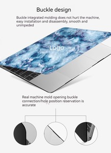Bán Hot Thời Trang mô hình bằng đá cẩm thạch trường hợp đối với Macbook bảo vệ PC cứng máy tính xách tay bìa cho Macbook 13Pro A2251/a2289/a2338 - Product Image 2