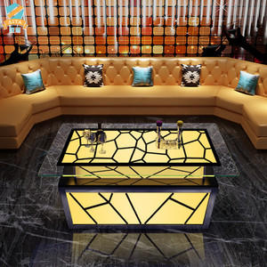 Bán buôn giá thanh RGB màu LED bảng biểu tượng tùy chỉnh khiêu vũ bền Tempered Glass hộp đêm karaoke rượu vang ánh sáng lên đồ nội thất - Product Image 3