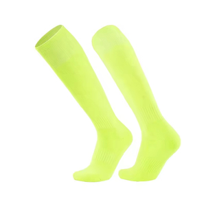 Wholesale Men's Knee-High Long Soccer <b>Stockings</b> Padded Calf Football Team Sports Socks for Spring Season High Quality - Product Image 3