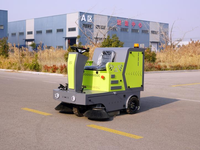 Nouvelle Balayeuse Commerciale et Résidentielle A15 pour le Nettoyage des Rues et des Voies, Autopropulsée, Alimentée par Batterie, avec Suppression des Poussières, Utilisation en Extérieur