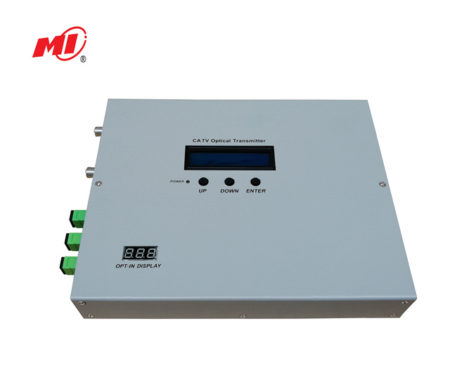 Hottest 10mW RF CATV Transmitter 1550nm Mini Optical Fiber Optic Transceiver 10mW RF CATV Transmitter