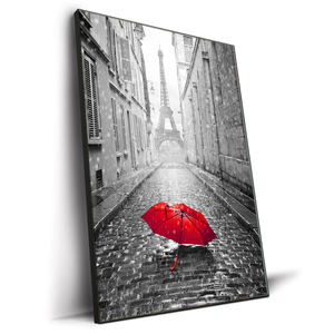 Haute Qualité D'impression Giclée <span class=keywords><strong>Paris</strong></span> Tour Eiffel Noir Art Rue Ville View Photographie Photo Toile Peinture Murale Décor - Product Image 2