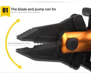 Trọng lượng nhẹ thủy lực cứu hộ spreader Cutter <span class=keywords><strong>Combi</strong></span> công cụ hiệu quả thiết bị máy cho tai nạn xe hơi cứu hộ - Product Image 5
