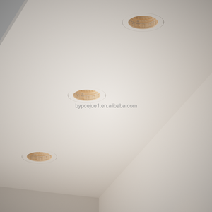 Pantheon Design Modern Downlight Material de yeso respetuoso con el medio ambiente para la instalación en el techo de la sala de estar interior - Product Image 4