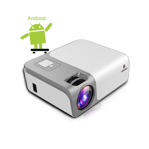 Projecteur CHEERLUX Full HD Android 9.0 avec 4000 lumens, projecteur intelligent prenant en charge <span class=keywords><strong>Youtube</strong></span>, zoom 4D Keystone - Product Image 2