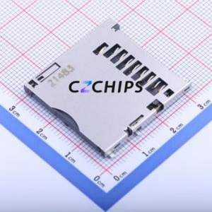 HYCW25-SD11-306B SD Card / Memory Card Connector SMD Connector Self-Return Type Standard SD Card Card Holder With - Product Image 1