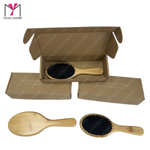 Peigne à crins électroplaqués de haute qualité MUYANG, brosse à bords larges, peigne à queue de rat, usage domestique et mode - Product Image 3