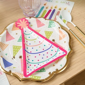 Kit de fête d'anniversaire DAMAI, nouveau design, taille personnalisée, fournitures de fête pour filles, assiettes en papier jetables, vaisselle pour tables - Product Image 2