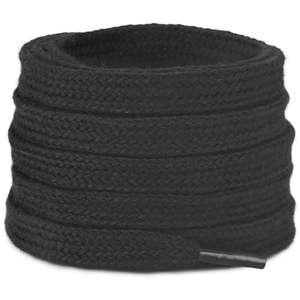 Lacets plats en coton de haute qualité de 8 mm, double couche pour baskets, bottes en toile, lacets en coton en vrac, vente en gros - Product Image 1