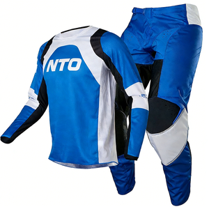 Combinaison de motocross à séchage rapide et respirante, ensemble maillot et pantalon MX, impression par sublimation personnalisée, équipement de conduite tout-terrain pour moto, VTT et quad - Product Image 3