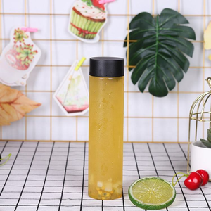 Wholesale 400ml 500ml 600ml for Round PET <b>Plastic</b> <b>Bottles</b> with Leak Proof Screw Cap for Juice Beverage Water Mineral Water Tea - Product Image 5