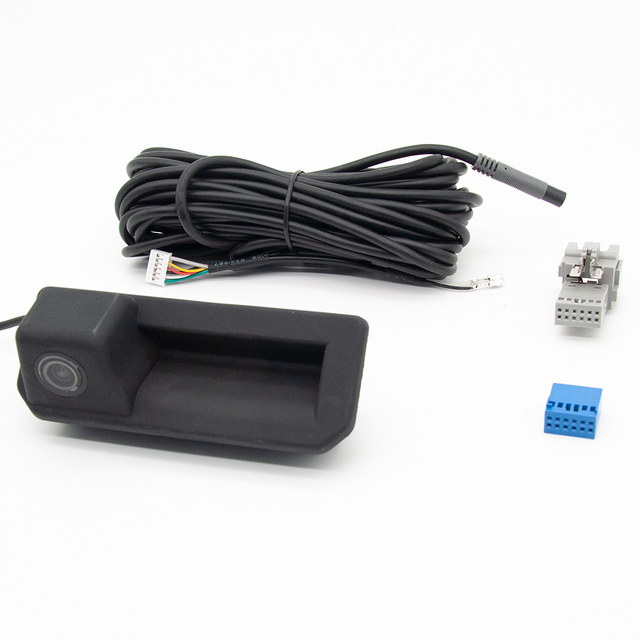 Car Backup Camera Integrated in Trunk Handle for S60 Xc60 S60 V40 Sensus 2018-2020 A3A4L Octavia Superb Kamiq Camera Interface