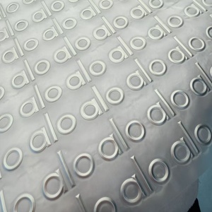 Etiqueta de Cuentas de Goma Lavables Personalizadas, Parche de Goma Termoadhesivo 3D de Alta Calidad, Logotipo Impermeable y Suave para Camisetas - Product Image 3