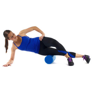 Rouleau en mousse haute densité Yoga <span class=keywords><strong>Pilates</strong></span> Physiothérapie Massage des tissus profonds Soulagement de la tension musculaire Rouleau Fascia - Product Image 3