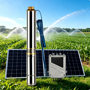 Fabrik-Großhandel OEM ODM Hochdruck DC72 Langlebige Solarbetriebene Tauchpumpe Bewässerungs-Solarwasserpumpe - Product Image 1